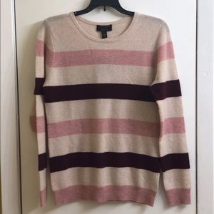 Women’s Cashmere Striped Charter Club Sweater